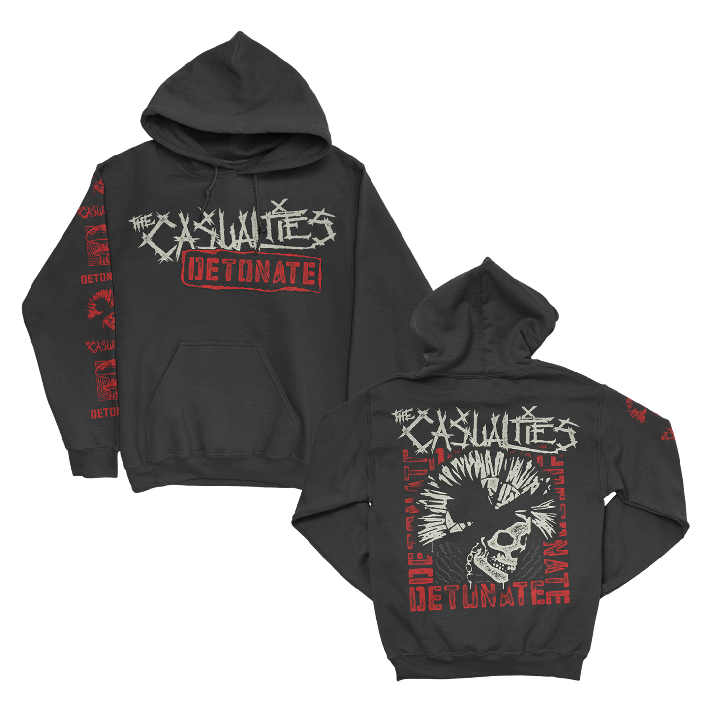 Detonate Pullover Hoodie (Black)