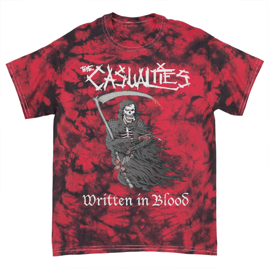 Written in Blood Tee (Red Crystal Dye)