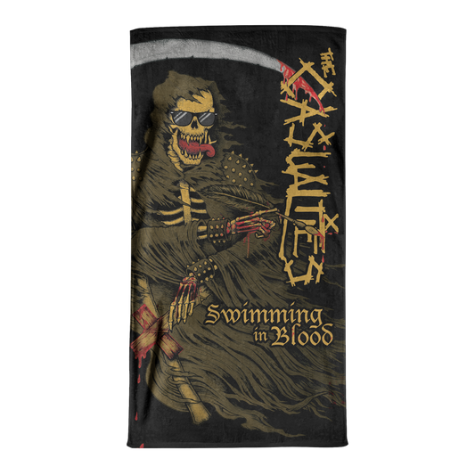 Swimming in Blood Towel (Black)